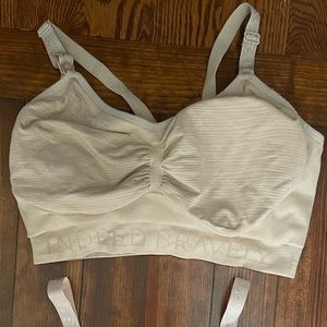 Kindred Bravely nursing/pumping bra + extender in beige